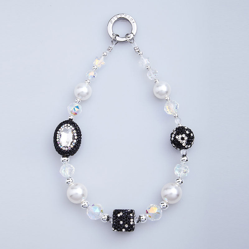 PICOCICI Mobile Phone Charm Strap Rhinestones Pearls Beads Phone Wrist Strap Lanyard PICOCICI Mobile Phone Charm Strap Rhinestones Pearls Beads Phone Wrist Strap Lanyard